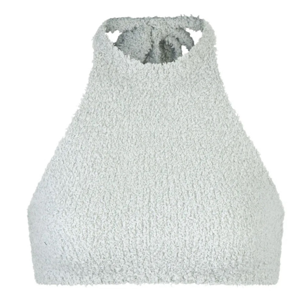 NWT SKIMS COZY KNIT HALTER BRA TOP, Size 4x/5x